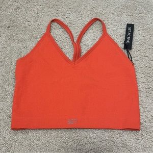 SET ACTIVE‎ SCULPTFLEX® RIBBED V BRA in Gauva Size Medium NWT